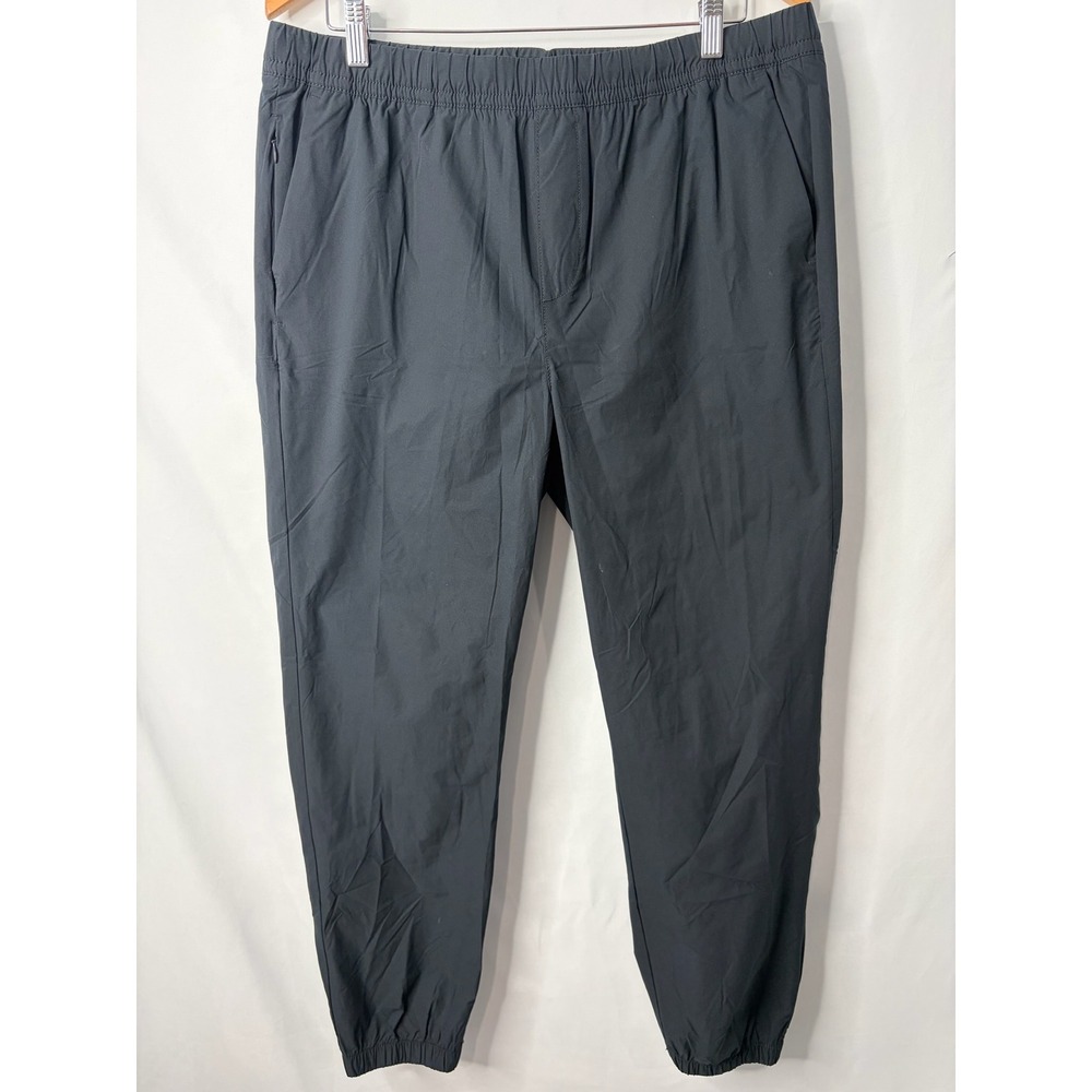 Banana Republic Mens Slim Motion Tech Jogger Pants Sz L Performance Charocal